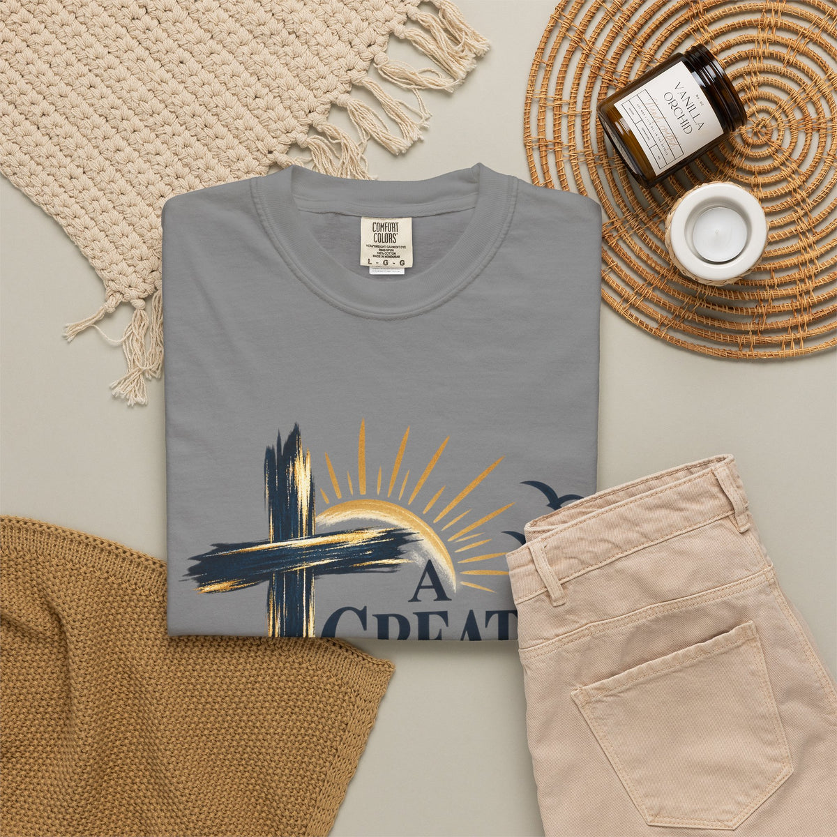 A Greater Story T-Shirt — Faith Anchored Christian Tee