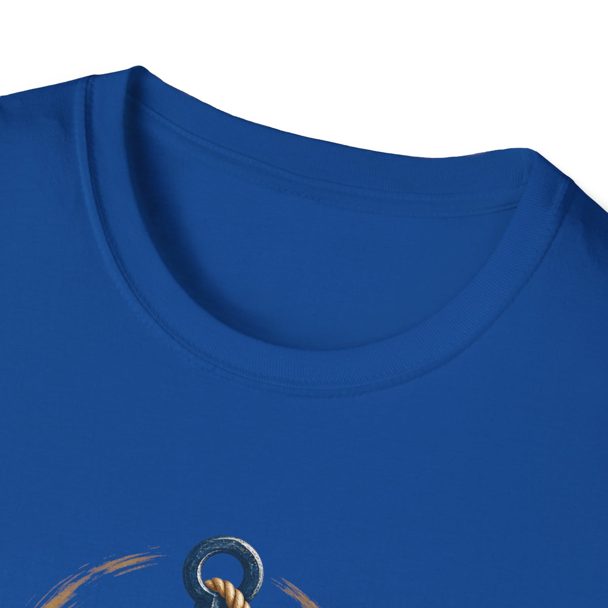 Faith Anchored T-Shirt — "Faith Anchored" Anchor & Waves Christian Tee