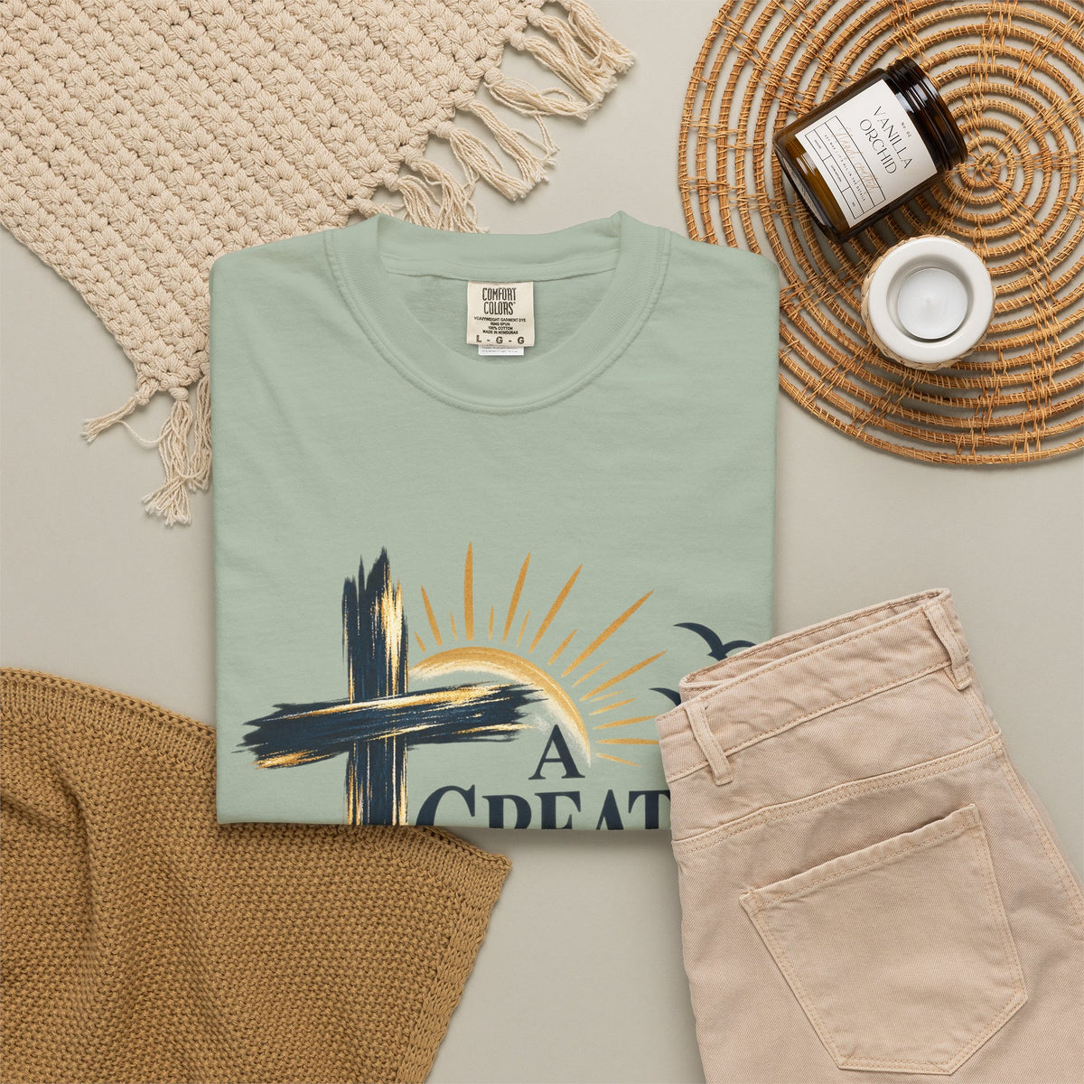 A Greater Story T-Shirt — Faith Anchored Christian Tee