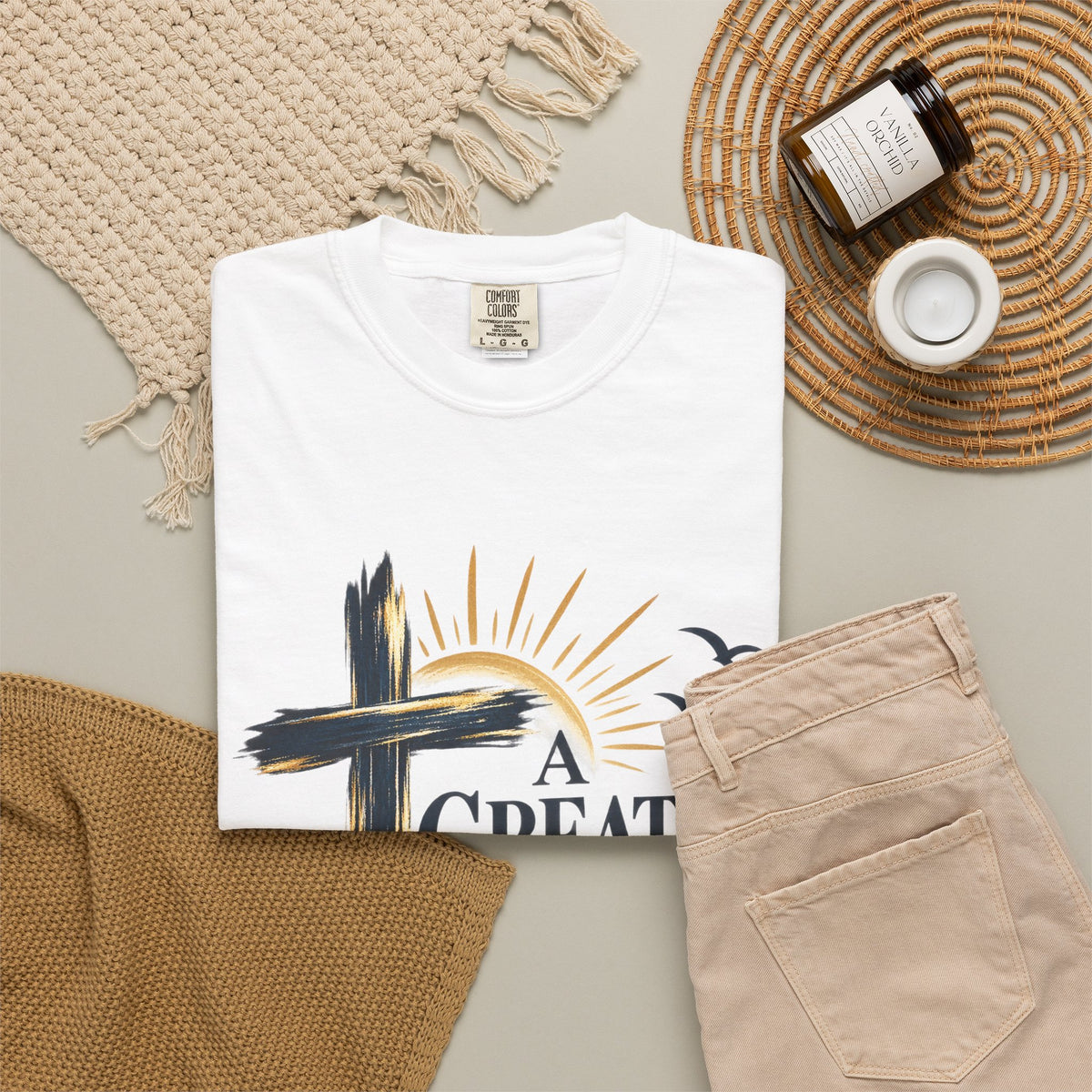 A Greater Story T-Shirt — Faith Anchored Christian Tee