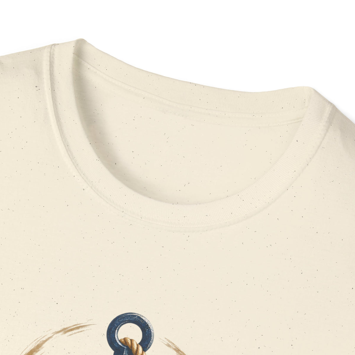 Faith Anchored T-Shirt — "Faith Anchored" Anchor & Waves Christian Tee